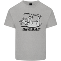 Funny Maybe I'm Not the GOAT Farming Mens Cotton T-Shirt Tee Top Sports Grey