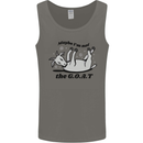 Funny Maybe I'm Not the GOAT Farming Mens Vest Tank Top Charcoal