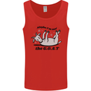 Funny Maybe I'm Not the GOAT Farming Mens Vest Tank Top Red