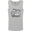 Funny Maybe I'm Not the GOAT Farming Mens Vest Tank Top Sports Grey