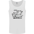 Funny Maybe I'm Not the GOAT Farming Mens Vest Tank Top White
