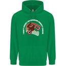 Funny Motocross Scrambling Dirt Bike Motorbike Childrens Kids Hoodie Irish Green