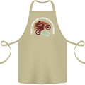 Funny Motocross Scrambling Dirt Bike Motorbike Cotton Apron 100% Organic Khaki