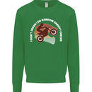 Funny Motocross Scrambling Dirt Bike Motorbike Kids Sweatshirt Jumper Irish Green