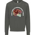 Funny Motocross Scrambling Dirt Bike Motorbike Kids Sweatshirt Jumper Storm Grey