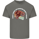 Funny Motocross Scrambling Dirt Bike Motorbike Mens Cotton T-Shirt Tee Top Charcoal