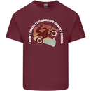 Funny Motocross Scrambling Dirt Bike Motorbike Mens Cotton T-Shirt Tee Top Maroon