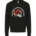 Funny Motocross Scrambling Dirt Bike Motorbike Mens Sweatshirt Jumper Black