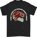 Funny Motocross Scrambling Dirt Bike Motorbike Mens T-Shirt 100% Cotton Black