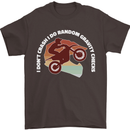 Funny Motocross Scrambling Dirt Bike Motorbike Mens T-Shirt 100% Cotton Dark Chocolate
