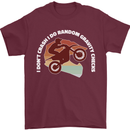 Funny Motocross Scrambling Dirt Bike Motorbike Mens T-Shirt 100% Cotton Maroon