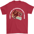 Funny Motocross Scrambling Dirt Bike Motorbike Mens T-Shirt 100% Cotton Red