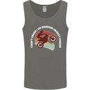 Funny Motocross Scrambling Dirt Bike Motorbike Mens Vest Tank Top Charcoal
