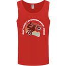 Funny Motocross Scrambling Dirt Bike Motorbike Mens Vest Tank Top Red