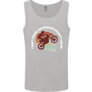 Funny Motocross Scrambling Dirt Bike Motorbike Mens Vest Tank Top Sports Grey