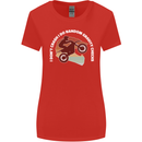 Funny Motocross Scrambling Dirt Bike Motorbike Womens Wider Cut T-Shirt Red