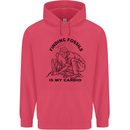Funny Palaeontology Finding Fossils is My Cardio Childrens Kids Hoodie Heliconia