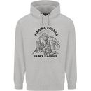 Funny Palaeontology Finding Fossils is My Cardio Childrens Kids Hoodie Sports Grey