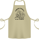 Funny Palaeontology Finding Fossils is My Cardio Cotton Apron 100% Organic Khaki