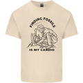 Funny Palaeontology Finding Fossils is My Cardio Mens Cotton T-Shirt Tee Top Natural