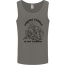 Funny Palaeontology Finding Fossils is My Cardio Mens Vest Tank Top Charcoal