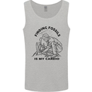 Funny Palaeontology Finding Fossils is My Cardio Mens Vest Tank Top Sports Grey