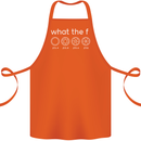 Funny Photographer F Stop Camera Photography Cotton Apron 100% Organic Orange
