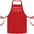 Funny Photographer F Stop Camera Photography Cotton Apron 100% Organic Red