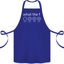Funny Photographer F Stop Camera Photography Cotton Apron 100% Organic Royal Blue