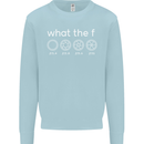 Funny Photographer F Stop Camera Photography Mens Sweatshirt Jumper Light Blue