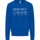 Funny Photographer F Stop Camera Photography Mens Sweatshirt Jumper Royal Blue