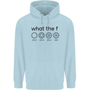 Funny Photography F Stop Camera Lense Childrens Kids Hoodie Light Blue