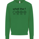 Funny Photography F Stop Camera Lense Kids Sweatshirt Jumper Irish Green