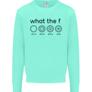 Funny Photography F Stop Camera Lense Kids Sweatshirt Jumper Peppermint