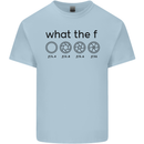 Funny Photography F Stop Camera Lense Mens Cotton T-Shirt Tee Top Light Blue