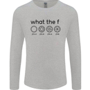 Funny Photography F Stop Camera Lense Mens Long Sleeve T-Shirt Sports Grey