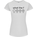 Funny Photography F Stop Camera Lense Womens Petite Cut T-Shirt White
