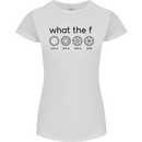 Funny Photography F Stop Camera Lense Womens Petite Cut T-Shirt White