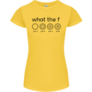 Funny Photography F Stop Camera Lense Womens Petite Cut T-Shirt Yellow