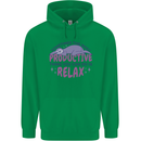 Funny Relaxing Sloth Childrens Kids Hoodie Irish Green