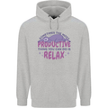 Funny Relaxing Sloth Childrens Kids Hoodie Sports Grey