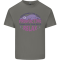 Funny Relaxing Sloth Kids T-Shirt Childrens Charcoal
