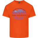 Funny Relaxing Sloth Kids T-Shirt Childrens Orange