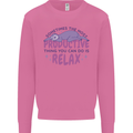 Funny Relaxing Sloth Mens Sweatshirt Jumper Azalea