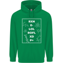 Funny Science RXN E- LOL ROFL XD P+ Geek Childrens Kids Hoodie Irish Green