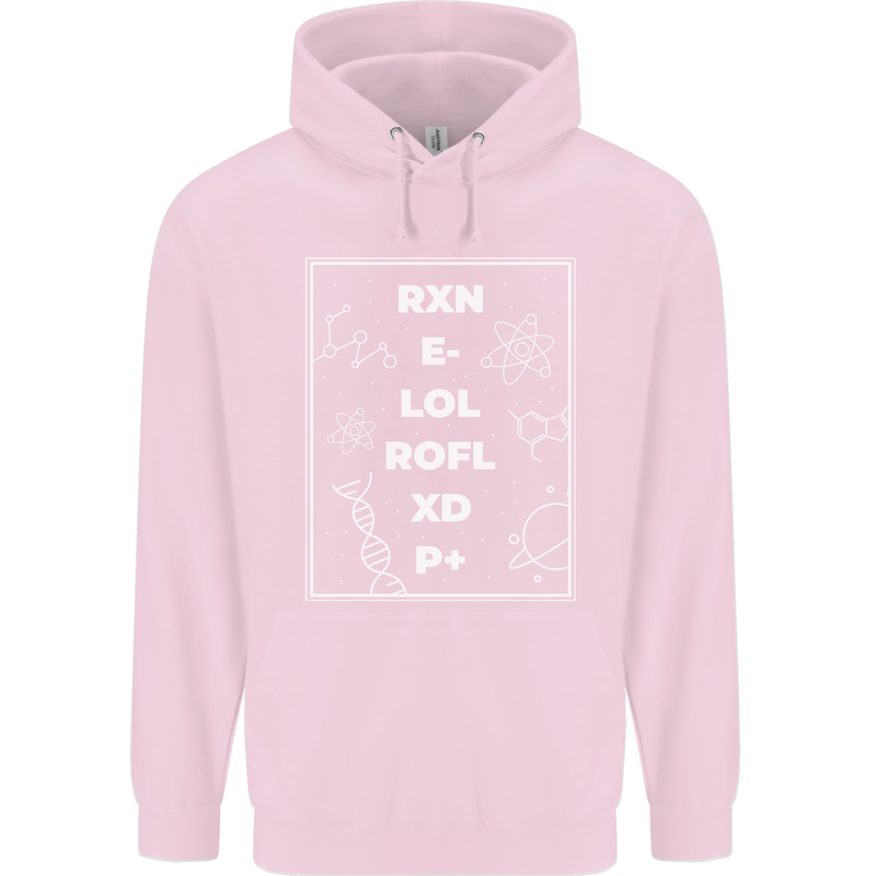 Funny Science RXN E- LOL ROFL XD P+ Geek Childrens Kids Hoodie Light Pink