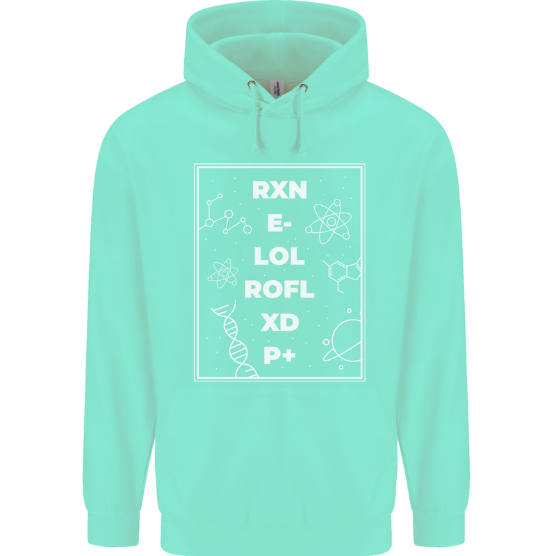 Funny Science RXN E- LOL ROFL XD P+ Geek Childrens Kids Hoodie Peppermint