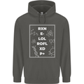 Funny Science RXN E- LOL ROFL XD P+ Geek Childrens Kids Hoodie Storm Grey