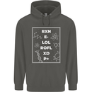 Funny Science RXN E- LOL ROFL XD P+ Geek Childrens Kids Hoodie Storm Grey
