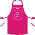 Funny Science RXN E- LOL ROFL XD P+ Geek Cotton Apron 100% Organic Pink